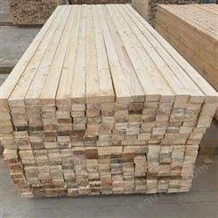 抗压强度高 切面光滑 房屋装修用木龙骨 建筑木方 批量供应 木跳板